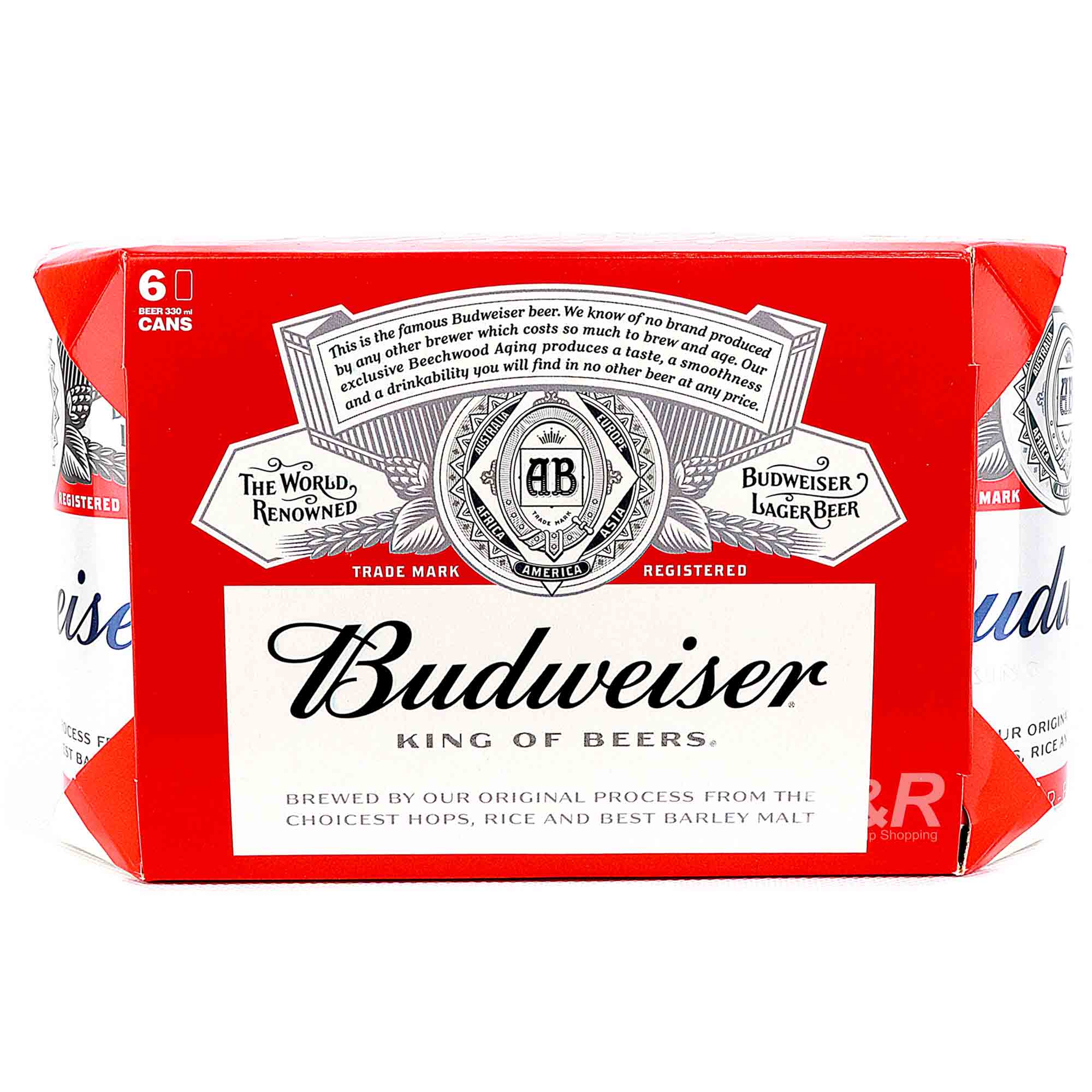 Budweiser Lager Beers 6 cans